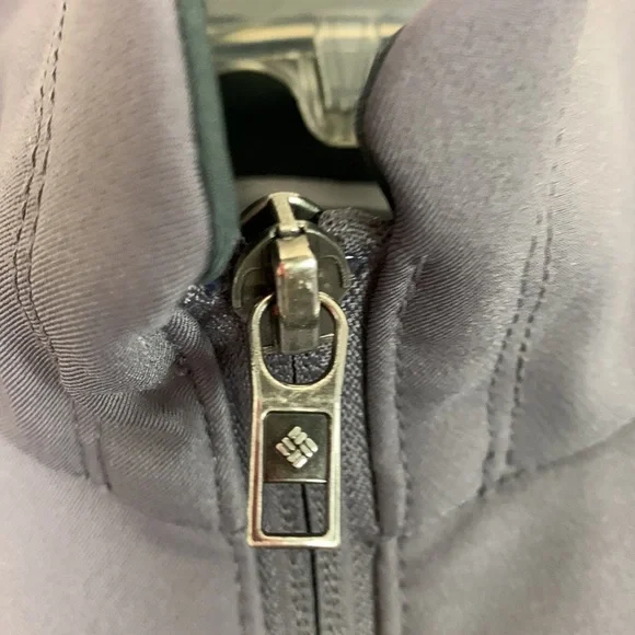 Columbia Jacket Women XS Extra Small Lightweight Jacket Gray with Pockets - Picture 4 of 8